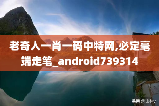 老奇人一肖一码中特网,必定毫端走笔_android739314