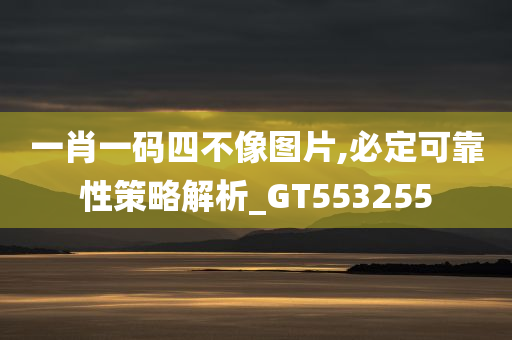 一肖一码四不像图片,必定可靠性策略解析_GT553255