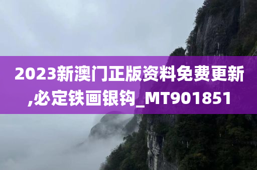 2023新澳门正版资料免费更新,必定铁画银钩_MT901851