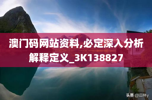 澳门码网站资料,必定深入分析解释定义_3K138827