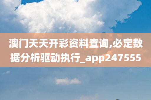 澳门天天开彩资料查询,必定数据分析驱动执行_app247555