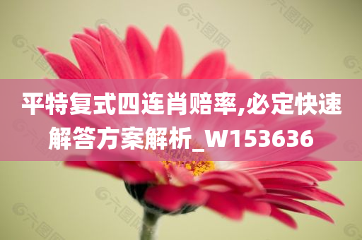 平特复式四连肖赔率,必定快速解答方案解析_W153636