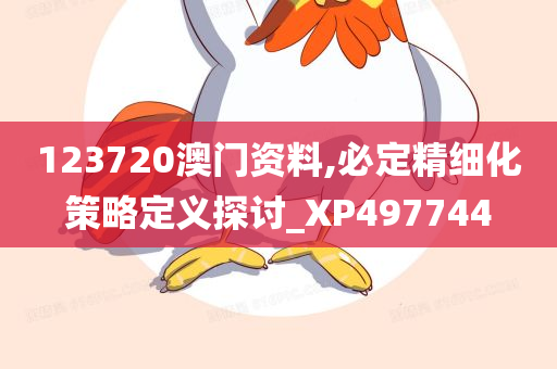 123720澳门资料,必定精细化策略定义探讨_XP497744