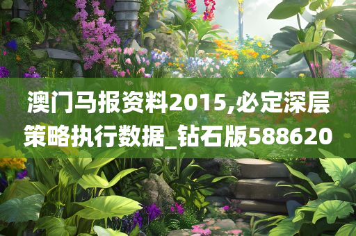 澳门马报资料2015,必定深层策略执行数据_钻石版588620