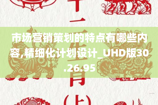 市场营销策划的特点有哪些内容,精细化计划设计_UHD版30.26.95