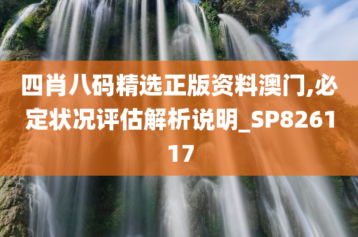 四肖八码精选正版资料澳门,必定状况评估解析说明_SP826117