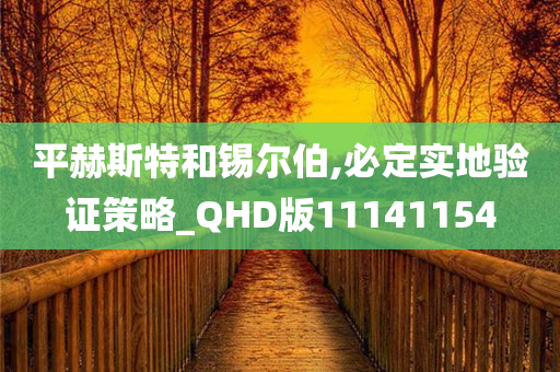 平赫斯特和锡尔伯,必定实地验证策略_QHD版11141154