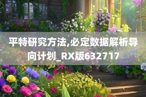 平特研究方法,必定数据解析导向计划_RX版632717