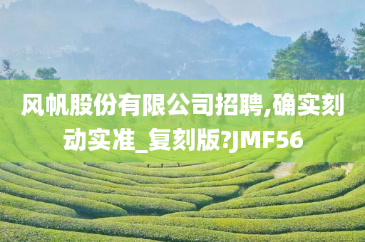 风帆股份有限公司招聘,确实刻动实准_复刻版?JMF56