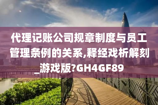 代理记账公司规章制度与员工管理条例的关系,释经戏析解刻_游戏版?GH4GF89