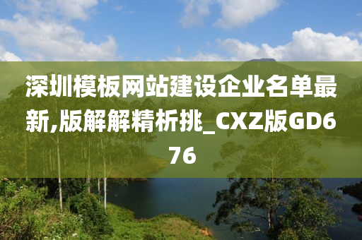 深圳模板网站建设企业名单最新,版解解精析挑_CXZ版GD676