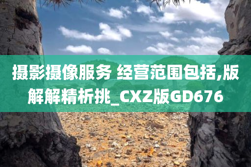 摄影摄像服务 经营范围包括,版解解精析挑_CXZ版GD676