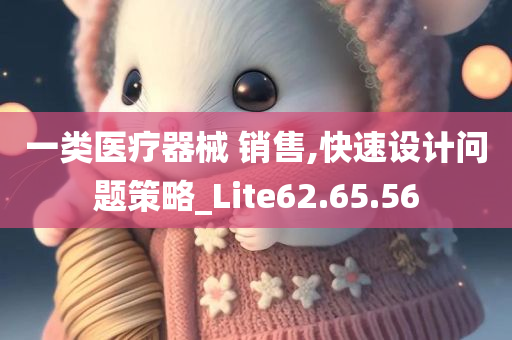 一类医疗器械 销售,快速设计问题策略_Lite62.65.56