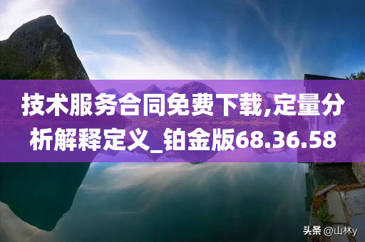 技术服务合同免费下载,定量分析解释定义_铂金版68.36.58