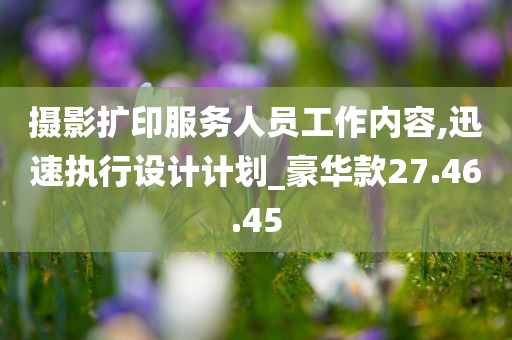 摄影扩印服务人员工作内容,迅速执行设计计划_豪华款27.46.45