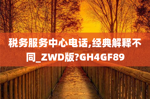 税务服务中心电话,经典解释不同_ZWD版?GH4GF89