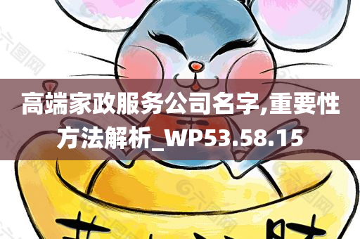 高端家政服务公司名字,重要性方法解析_WP53.58.15