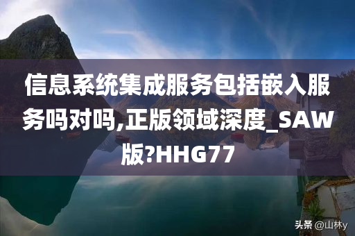 信息系统集成服务包括嵌入服务吗对吗,正版领域深度_SAW版?HHG77