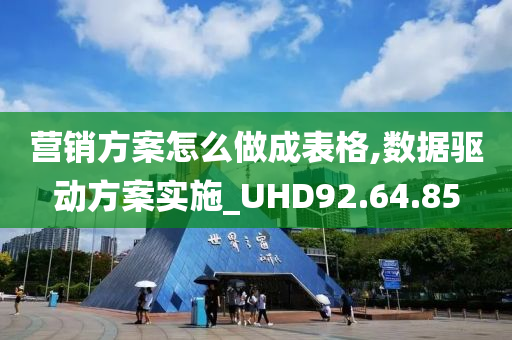 营销方案怎么做成表格,数据驱动方案实施_UHD92.64.85