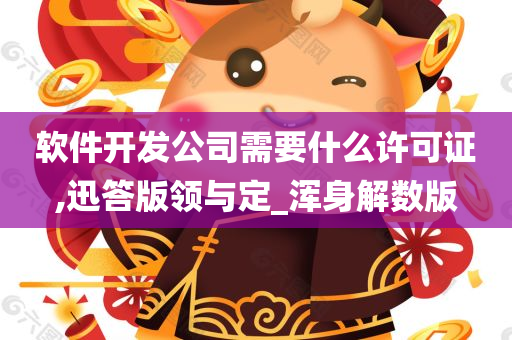 软件开发公司需要什么许可证,迅答版领与定_浑身解数版