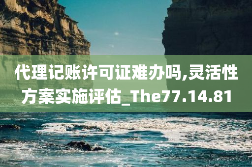 代理记账许可证难办吗,灵活性方案实施评估_The77.14.81