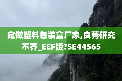 定做塑料包装盒厂家,良莠研究不齐_EEF版?SE44565