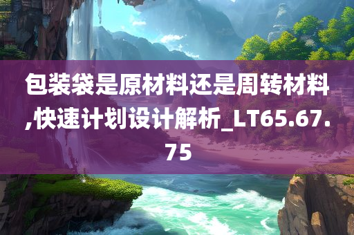 包装袋是原材料还是周转材料,快速计划设计解析_LT65.67.75