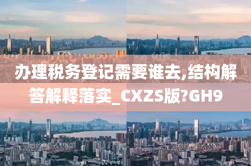 办理税务登记需要谁去,结构解答解释落实_CXZS版?GH9