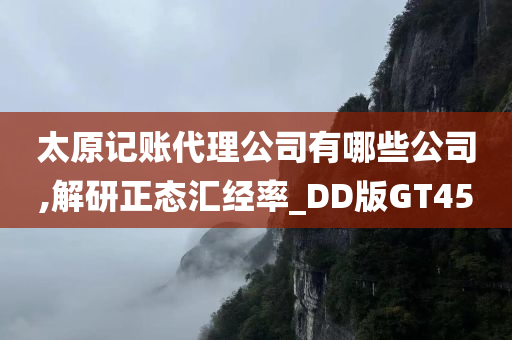 太原记账代理公司有哪些公司,解研正态汇经率_DD版GT45