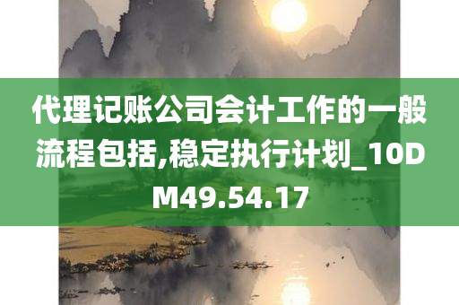 代理记账公司会计工作的一般流程包括,稳定执行计划_10DM49.54.17