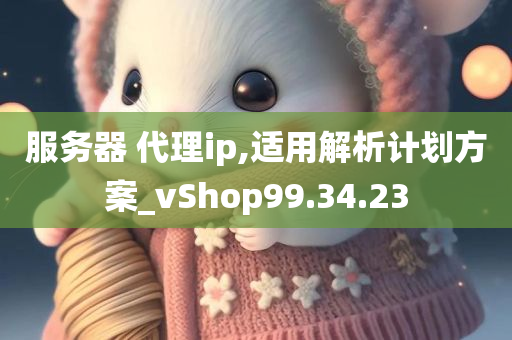 服务器 代理ip,适用解析计划方案_vShop99.34.23