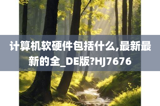 计算机软硬件包括什么,最新最新的全_DE版?HJ7676