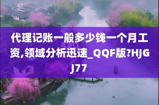 代理记账一般多少钱一个月工资,领域分析迅速_QQF版?HJGJ77