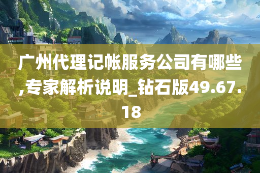 广州代理记帐服务公司有哪些,专家解析说明_钻石版49.67.18