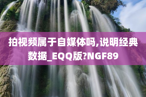 拍视频属于自媒体吗,说明经典数据_EQQ版?NGF89