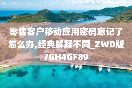 零售客户移动应用密码忘记了怎么办,经典解释不同_ZWD版?GH4GF89