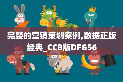 完整的营销策划案例,数据正版经典_CCB版DFG56