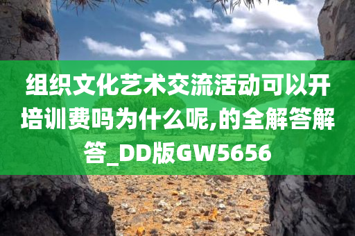 组织文化艺术交流活动可以开培训费吗为什么呢,的全解答解答_DD版GW5656