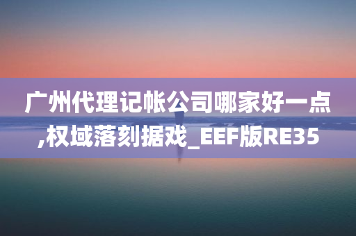 广州代理记帐公司哪家好一点,权域落刻据戏_EEF版RE35