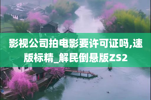 影视公司拍电影要许可证吗,速版标精_解民倒悬版ZS2