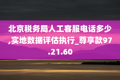 北京税务局人工客服电话多少,实地数据评估执行_尊享款97.21.60