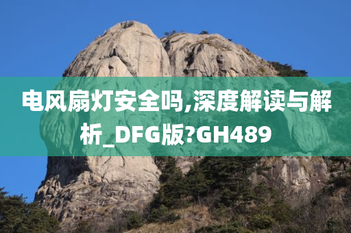 电风扇灯安全吗,深度解读与解析_DFG版?GH489