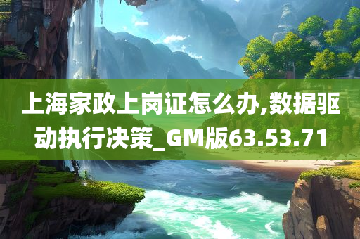 上海家政上岗证怎么办,数据驱动执行决策_GM版63.53.71