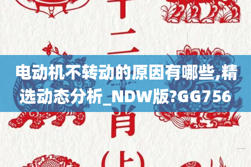 电动机不转动的原因有哪些,精选动态分析_NDW版?GG756