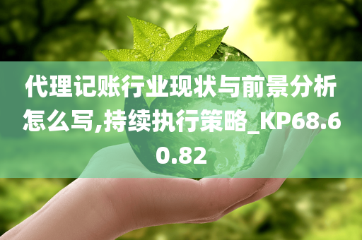 代理记账行业现状与前景分析怎么写,持续执行策略_KP68.60.82