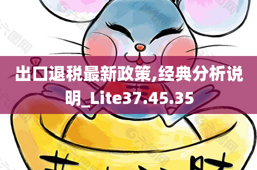 出口退税最新政策,经典分析说明_Lite37.45.35