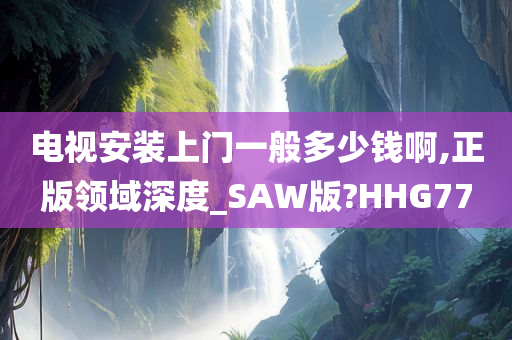 电视安装上门一般多少钱啊,正版领域深度_SAW版?HHG77