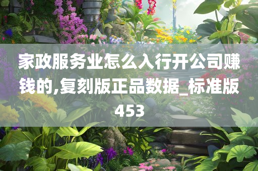 家政服务业怎么入行开公司赚钱的,复刻版正品数据_标准版453