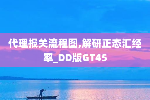 代理报关流程图,解研正态汇经率_DD版GT45