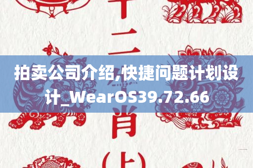 拍卖公司介绍,快捷问题计划设计_WearOS39.72.66